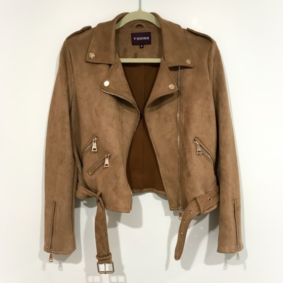 🔴SOLD🔴 Suede Moto Jacket - Picture 2 of 8